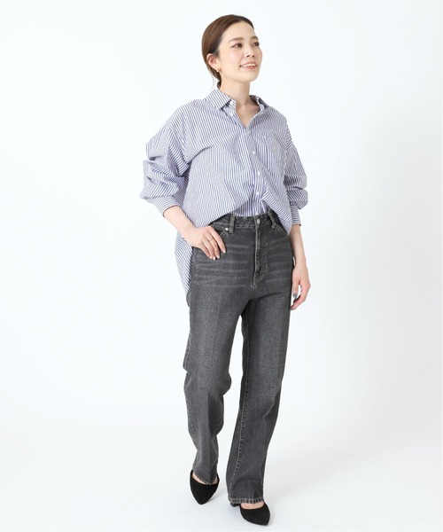 ブラウス シャツ ベーシックストライプシャツ レディース 楽天市場】【店内SALE】 シンプル ストライプ ベーシック