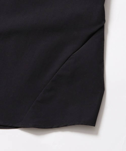 and wander（アンドワンダー）の「and wander/アンドワンダー Light W Cloth Pullover Shirt プルオーバースタンドカラーシャツ（シャツ/ブラウス・メンズ・ブラック・M/L/XL）」の11枚目の写真