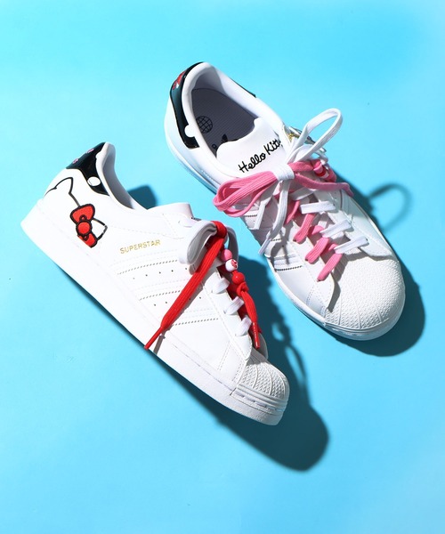 ★【美品】アディダス スーパースター ホワイト ハローキティ 限定モデル adidas（アディダス）の「adidas SUPERSTAR W HELLO KITTY