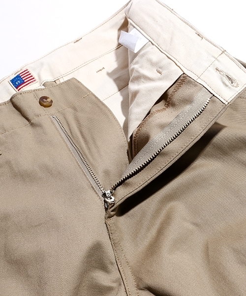 FREAK'S AMERICA(フリークスアメリカ)の「ワイドパンツ MADE IN USA(チノパンツ・メンズ・ホワイト/ベージュ/ネイビー・MEDIUM/LARGE)」の21枚目の写真
