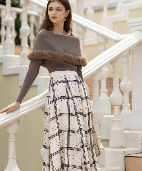 noela パターンフロッキーレーススカート Noela｜パターンフロッキーレーススカート | Rakuten Fashion