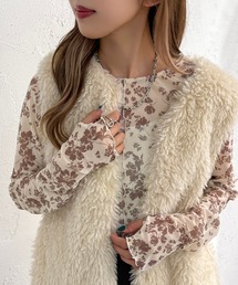 apres jour mignon | 花柄シアートップス【ZOZOTOWN限定アイテム】(Tシャツ/カットソー)