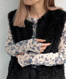 apres jour mignon | 花柄シアートップス【ZOZOTOWN限定アイテム】(Tシャツ/カットソー)