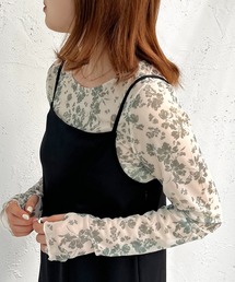 apres jour mignon | 花柄シアートップス【ZOZOTOWN限定アイテム】(Tシャツ/カットソー)