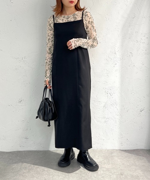 apres jour mignon（アプレジュールミニョン）の「花柄シアートップス【ZOZOTOWN限定アイテム】（Tシャツ/カットソー・レディース・ダークブラウン/グリーン/ブルー・X-LARGE/フリー）」の15枚目の写真