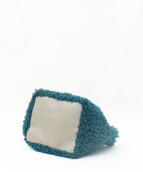 COOCO（クーコ）の「クルクルエコファー２ＷＡＹトートバッグ（トートバッグ・レディース・オフホワイト/ピンクベージュ/ブルーグリーン/ブラウン/グレー・9）」の22枚目の写真