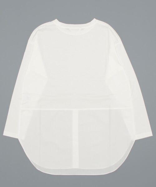 Gready Brilliant（グレディブリリアン）の「スムース切替ドッキングプルオーバー（Tシャツ/カットソー・レディース・ホワイト系・38）」の18枚目の写真