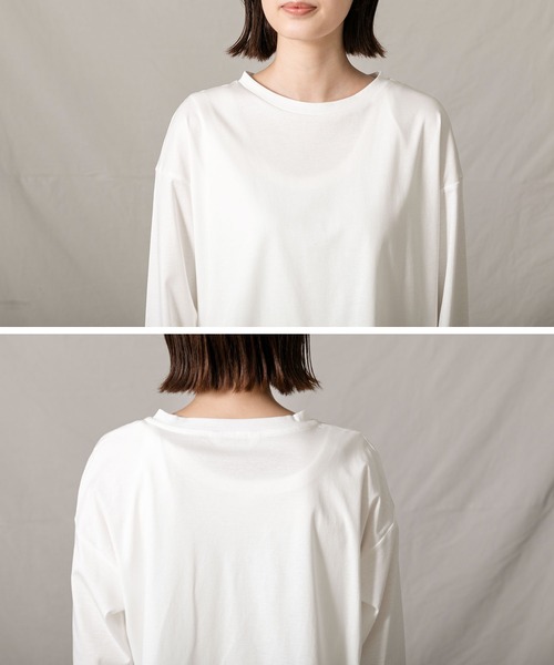 Gready Brilliant（グレディブリリアン）の「スムース切替ドッキングプルオーバー（Tシャツ/カットソー・レディース・ホワイト系・38）」の13枚目の写真