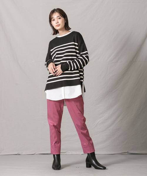 Gready Brilliant（グレディブリリアン）の「スムース切替ドッキングプルオーバー（Tシャツ/カットソー・レディース・ホワイト系・38）」の19枚目の写真