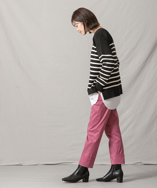 Gready Brilliant（グレディブリリアン）の「スムース切替ドッキングプルオーバー（Tシャツ/カットソー・レディース・ホワイト系・38）」の2枚目の写真