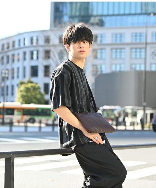 URBAN COLLECTION(アーバンコレクション)の「ワイドギャザーパンツ(その他パンツ・メンズ・ブラック/ブラウン/ベージュ・M/L)」の7枚目の写真