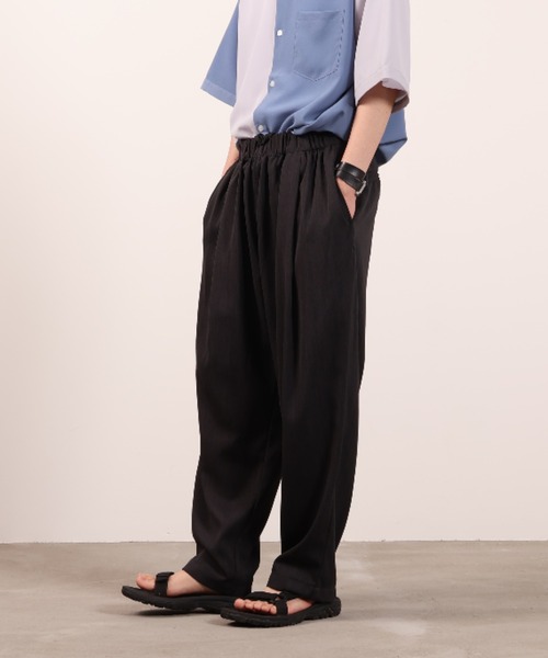 URBAN COLLECTION(アーバンコレクション)の「ワイドギャザーパンツ(その他パンツ・メンズ・ブラック/ブラウン/ベージュ・M/L)」の17枚目の写真