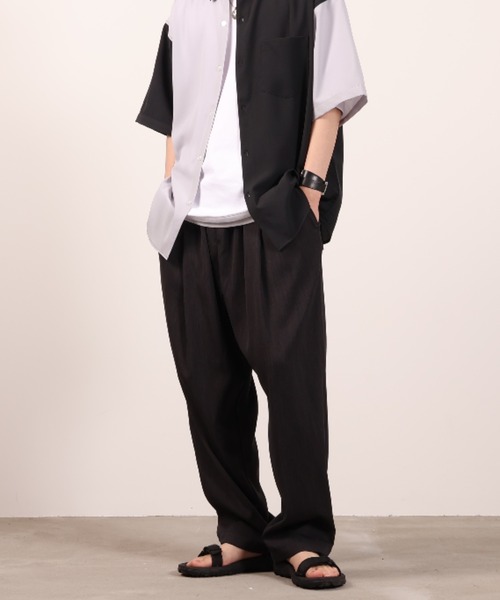 URBAN COLLECTION(アーバンコレクション)の「ワイドギャザーパンツ(その他パンツ・メンズ・ブラック/ブラウン/ベージュ・M/L)」の20枚目の写真