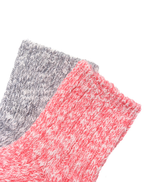 URBAN RESEARCH DOORS KIDS(アーバン リサーチ ドアーズ キッズ )の「FORK&SPOON オーガニックMIXソックス(その他小物・キッズ・グレー/ホワイト系その他/レッド・19-21cm/16-18/13-15)」の4枚目の写真