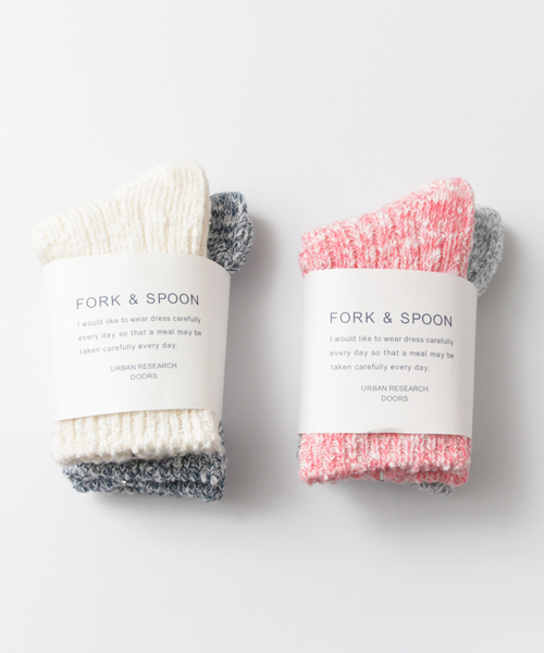 URBAN RESEARCH DOORS KIDS(アーバン リサーチ ドアーズ キッズ )の「FORK&SPOON オーガニックMIXソックス(その他小物・キッズ・グレー/ホワイト系その他/レッド・19-21cm/16-18/13-15)」の9枚目の写真