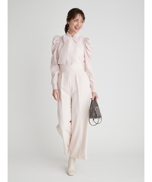 CELFORD（セルフォード）の「ニットコンビオーガンジーブラウス