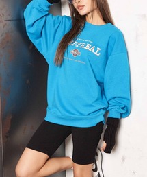 ビンテージライク裏毛プルオーバー