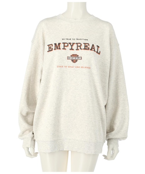 ANAP（アナップ）の「ビンテージライク裏毛プルオーバー（スウェット・レディース・ライトグレー/ベージュ/ブルー/スミクロ・FREE）」の9枚目の写真