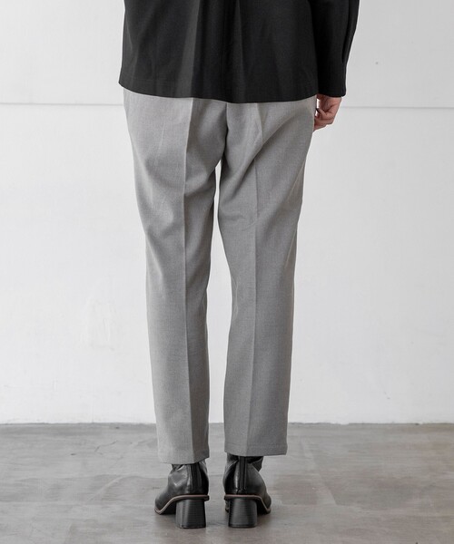 THE SHOP TK （ザ ショップ ティーケー ）の「◆【あったかキレイ/選べるサイズ＆カラー】裏起毛ジョグテーパードパンツ（その他パンツ・レディース・グレー/レモンイエロー/オフホワイト/オレンジ/ブラック/ブルー・10/11/13/12/14）」の17枚目の写真