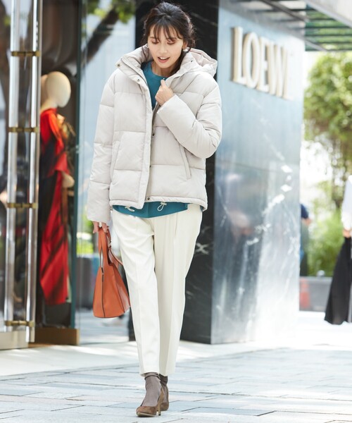 THE SHOP TK （ザ ショップ ティーケー ）の「◆【あったかキレイ/選べるサイズ＆カラー】裏起毛ジョグテーパードパンツ（その他パンツ・レディース・グレー/レモンイエロー/オフホワイト/オレンジ/ブラック/ブルー・10/11/13/12/14）」の15枚目の写真