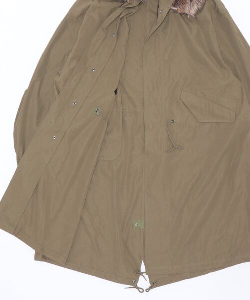 semantic design（セマンティックデザイン）の「セマンティックデザイン ビックシルエット 3WAYモッズコート（モッズコート・メンズ・ブラック/カーキ/アイボリー・MEDIUM/LARGE）」の6枚目の写真