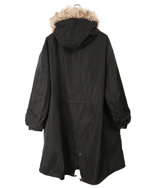 semantic design（セマンティックデザイン）の「セマンティックデザイン ビックシルエット 3WAYモッズコート（モッズコート・メンズ・ブラック/カーキ/アイボリー・MEDIUM/LARGE）」の19枚目の写真