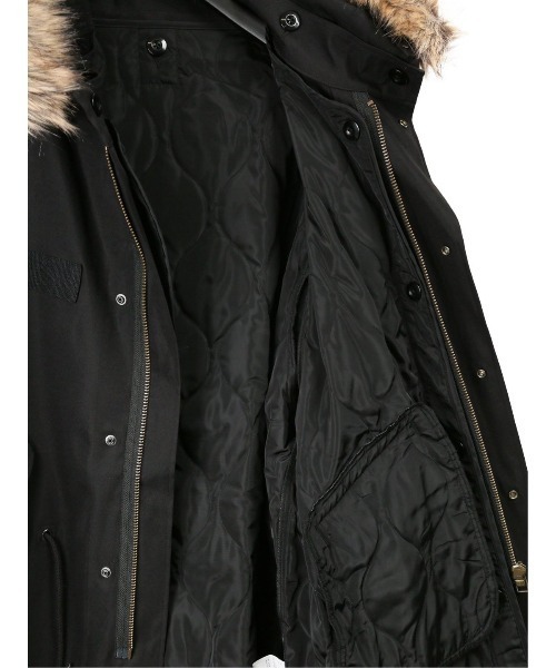 semantic design（セマンティックデザイン）の「セマンティックデザイン ビックシルエット 3WAYモッズコート（モッズコート・メンズ・ブラック/カーキ/アイボリー・MEDIUM/LARGE）」の15枚目の写真