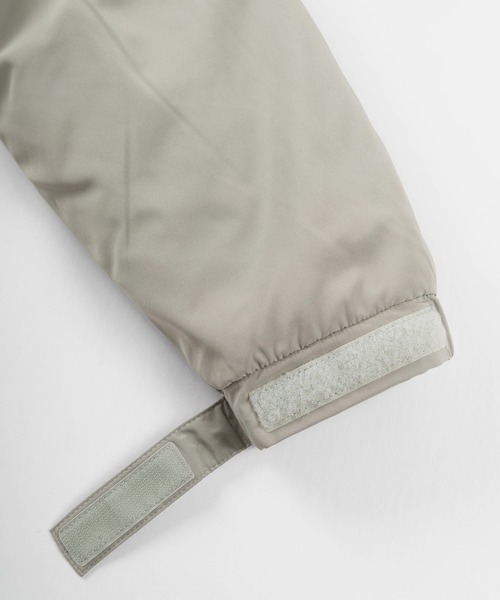 Alpha Industries(アルファインダストリーズ)の「【ALPHA INDUSTRIES/アルファ インダストリーズ】LEVEL7 COLD PARKA JKT/ TCツイル スタンドブルゾン/フード付きスタンドジャケット/【THERMO LITE/サーモライト】(ブルゾン・メンズ・ネイビー/ブラック/グレー・M/L/XL)」の8枚目の写真