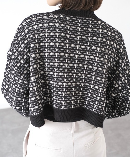 Reurie'(レウリィ)の「ツイードニットカーディガン/tweed like knit cardigan(カーディガン/ボレロ)」 - WEAR