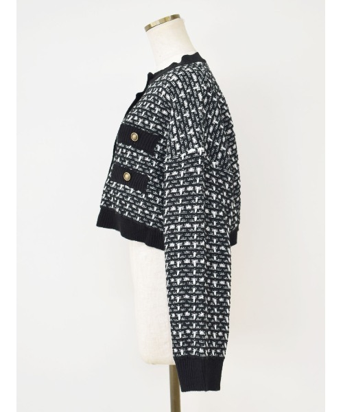 Reurie'(レウリィ)の「ツイードニットカーディガン/tweed like knit cardigan(カーディガン/ボレロ)」 - WEAR