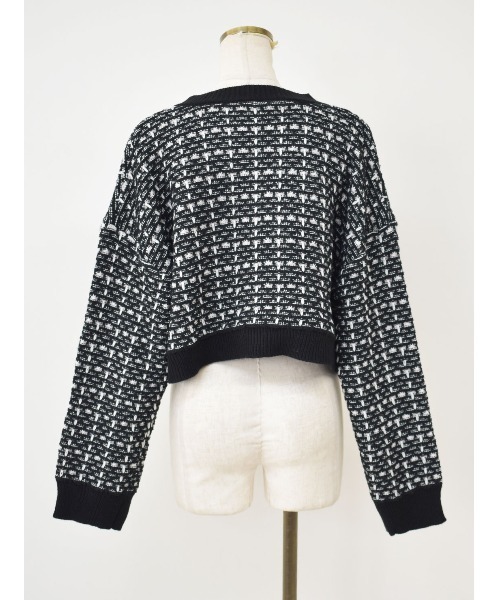 Reurie'(レウリィ)の「ツイードニットカーディガン/tweed like knit cardigan(カーディガン/ボレロ)」 - WEAR