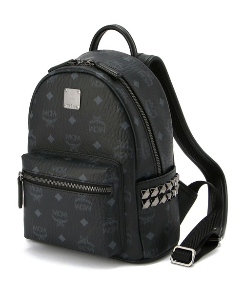 MCM(エムシーエム)の「MCM/エムシーエム/〈スターク〉サイドスタッズ付 ヴィセトス バックパック/バックパック ミニ(バックパック/リュック・レディース・ブラック・FREE)」の3枚目の写真