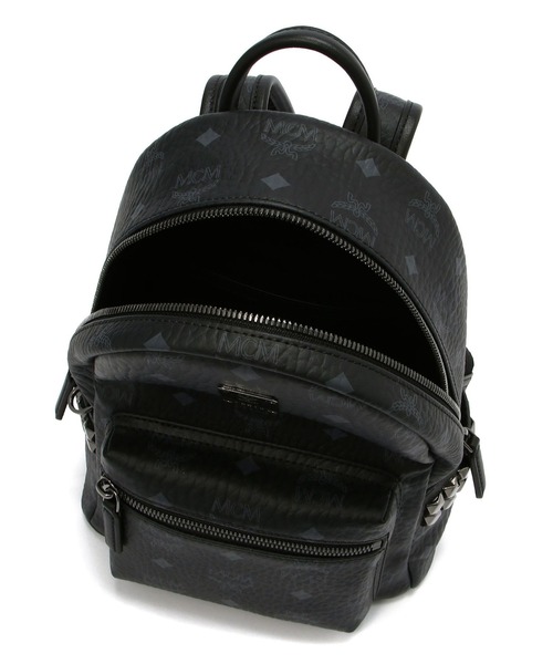 MCM(エムシーエム)の「MCM/エムシーエム/〈スターク〉サイドスタッズ付 ヴィセトス バックパック/バックパック ミニ(バックパック/リュック・レディース・ブラック・FREE)」の4枚目の写真