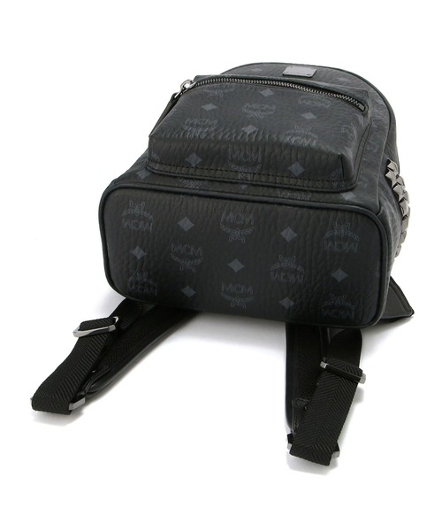 MCM(エムシーエム)の「MCM/エムシーエム/〈スターク〉サイドスタッズ付 ヴィセトス バックパック/バックパック ミニ(バックパック/リュック・レディース・ブラック・FREE)」の2枚目の写真