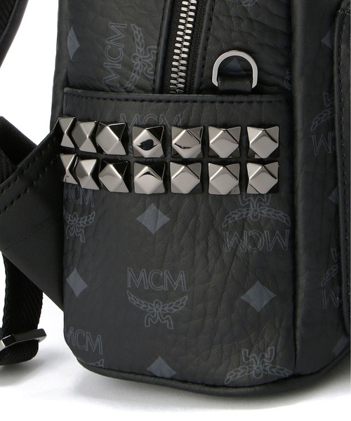 MCM(エムシーエム)の「MCM/エムシーエム/〈スターク〉サイドスタッズ付 ヴィセトス バックパック/バックパック ミニ(バックパック/リュック・レディース・ブラック・FREE)」の8枚目の写真