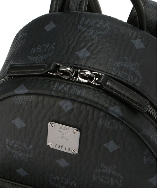 MCM(エムシーエム)の「MCM/エムシーエム/〈スターク〉サイドスタッズ付 ヴィセトス バックパック/バックパック ミニ(バックパック/リュック・レディース・ブラック・FREE)」の7枚目の写真