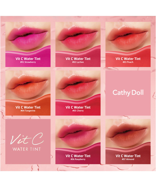 Cathy Doll（キャシードール）の「〈CathyDoll/キャシードール〉VitC ウォーターティント（口紅/リップティント/グロス・レディース・その他2/その他3/その他4/その他5/その他6/その他7/その他1・ONE SIZE）」の10枚目の写真
