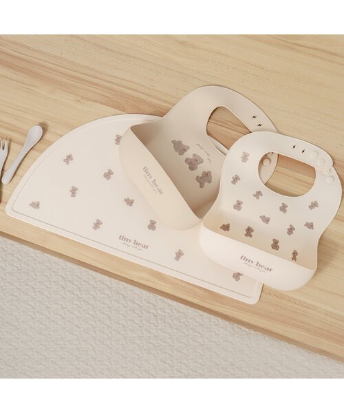 apres les cours（アプレレクール）の「tiny bear シリコンマット（マグ/哺乳瓶/お食事グッズ・キッズ・オフホワイト・FREE）」の8枚目の写真