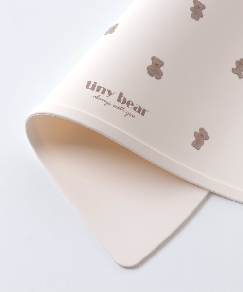 apres les cours（アプレレクール）の「tiny bear シリコンマット（マグ/哺乳瓶/お食事グッズ・キッズ・オフホワイト・FREE）」の3枚目の写真