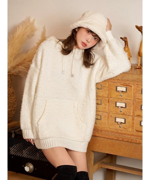 ループニットフーディー（ニット/セーター）｜Darich（ダーリッチ）の