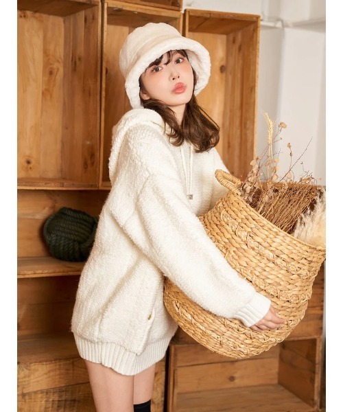 【新品未使用】Darich❤️ダーリッチ❤️ループニットフーディー セール】ループニットフーディー（ニット/セーター）｜Darich