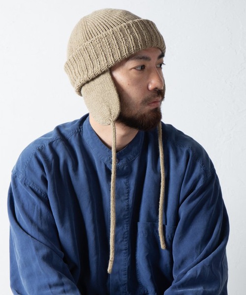 RACAL(ラカル)の「【Racal】Ear knit watch RL-21-1179(ニットキャップ/ビーニー・メンズ・ブラック/ブラウン/グレー/ベージュ/チャコールグレー/アイボリー/オレンジ・FREE)」の6枚目の写真