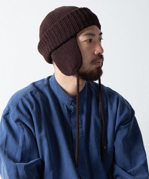 RACAL(ラカル)の「【Racal】Ear knit watch RL-21-1179(ニットキャップ/ビーニー・メンズ・ブラック/ブラウン/グレー/ベージュ/チャコールグレー/アイボリー/オレンジ・FREE)」の5枚目の写真