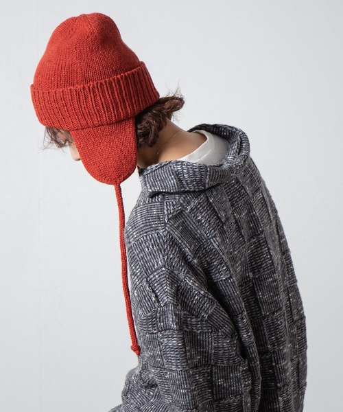 RACAL(ラカル)の「【Racal】Ear knit watch RL-21-1179(ニットキャップ/ビーニー・メンズ・ブラック/ブラウン/グレー/ベージュ/チャコールグレー/アイボリー/オレンジ・FREE)」の15枚目の写真