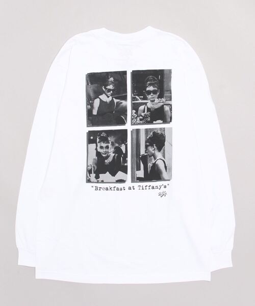 INNOCENT（イノセント）の「『Radio Days』AUDREY HEPBURN（Tシャツ/カットソー・レディース・ブラック/ホワイト・MEDIUM/LARGE/X-LARGE）」の3枚目の写真