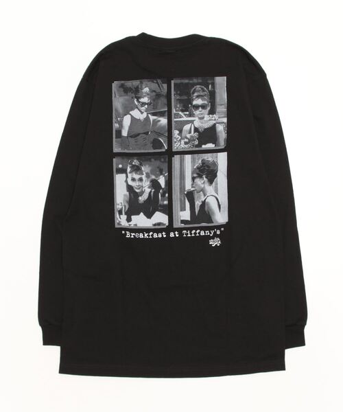 INNOCENT（イノセント）の「『Radio Days』AUDREY HEPBURN（Tシャツ/カットソー・レディース・ブラック/ホワイト・MEDIUM/LARGE/X-LARGE）」の4枚目の写真