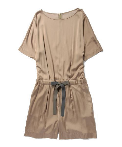 BEAMS LIGHTS Women's(ビームスライツ ウィメンズ)の「大塚寧々×『GLOW』×BEAMS LIGHTS / ショートスリーブ ハーフパンツ オールインワン(つなぎ/オールインワン・レディース・ブラック/ベージュ・38/36)」の15枚目の写真