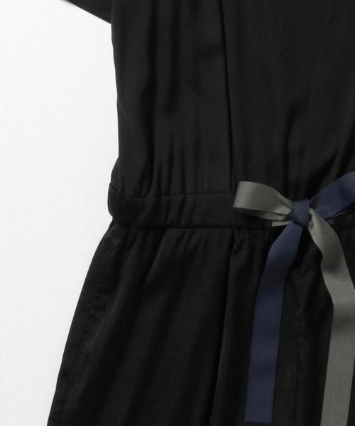 BEAMS LIGHTS Women's(ビームスライツ ウィメンズ)の「大塚寧々×『GLOW』×BEAMS LIGHTS / ショートスリーブ ハーフパンツ オールインワン(つなぎ/オールインワン・レディース・ブラック/ベージュ・38/36)」の10枚目の写真