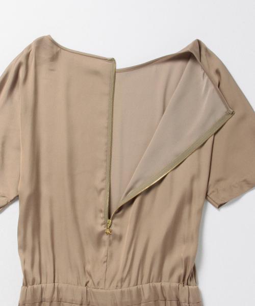 BEAMS LIGHTS Women's(ビームスライツ ウィメンズ)の「大塚寧々×『GLOW』×BEAMS LIGHTS / ショートスリーブ ハーフパンツ オールインワン(つなぎ/オールインワン・レディース・ブラック/ベージュ・38/36)」の3枚目の写真