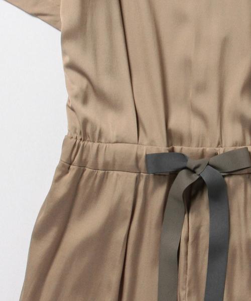 BEAMS LIGHTS Women's(ビームスライツ ウィメンズ)の「大塚寧々×『GLOW』×BEAMS LIGHTS / ショートスリーブ ハーフパンツ オールインワン(つなぎ/オールインワン・レディース・ブラック/ベージュ・38/36)」の4枚目の写真